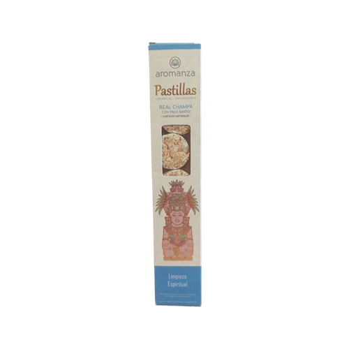 PASTILLAS ORGANICAS PREMIUM 101M REAL CHAMPA CON PALO SANTO X 6U
