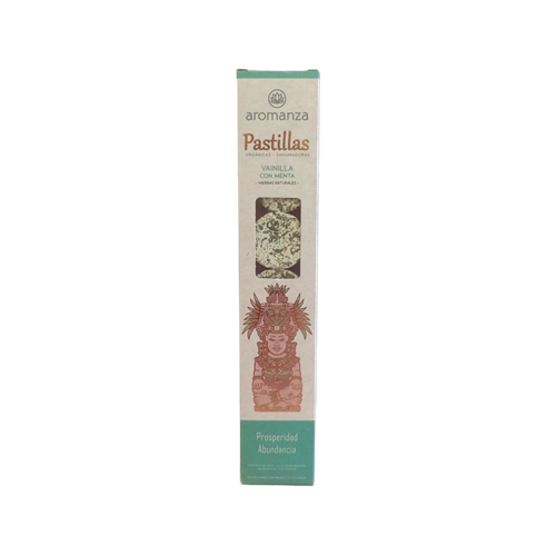 PASTILLAS ORGANICAS PREMIUM 101M VAINILLA CON MENTA X 6U