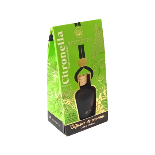 AROMANZA DIFUSOR PARA AUTO 103G CINTRONELLA X 12ML