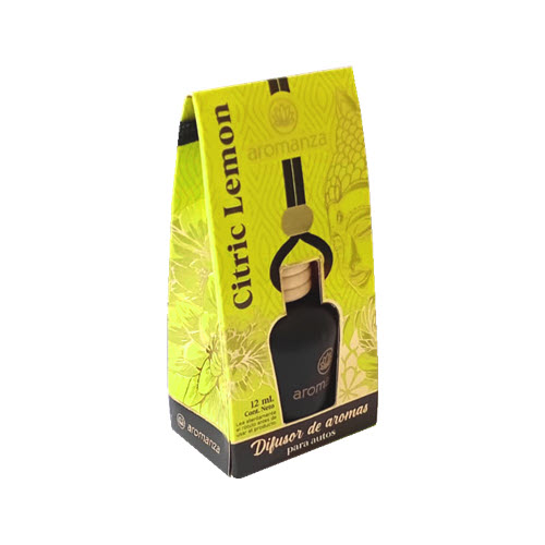AROMANZA DIFUSOR PARA AUTO 103G CITRIC LEMON X 12ML