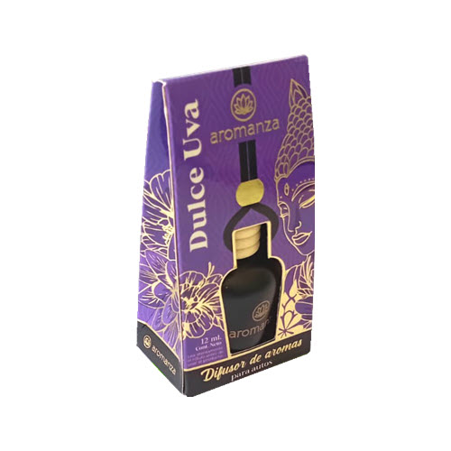 AROMANZA DIFUSOR PARA AUTO 103G DULCE UVA X 12ML