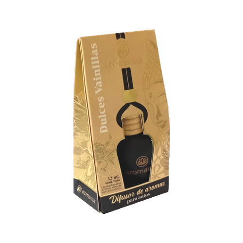 AROMANZA DIFUSOR PARA AUTO 103G DULCES VAINILLAS X 12ML