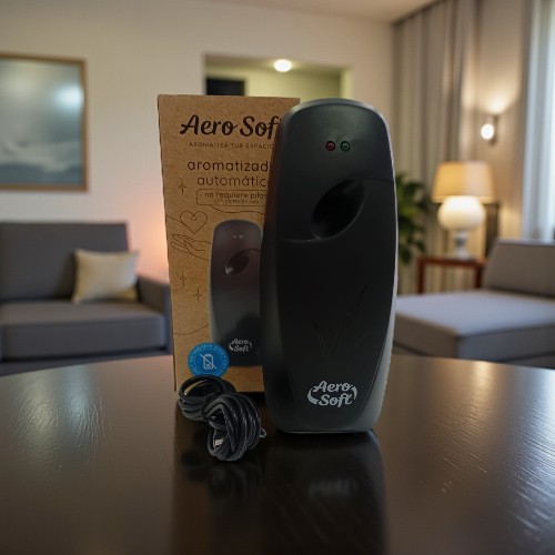 AROMATIZADOR AUTOMATICO FUNCION TOQUE NEGRO ELECTRICO USB