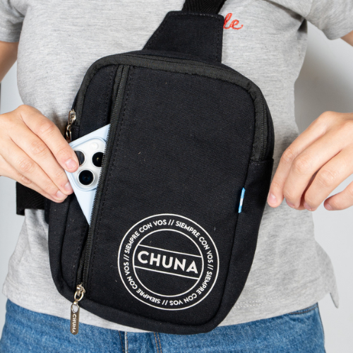 BANDOLERA LONA DAKAR NEGRO CHUNA