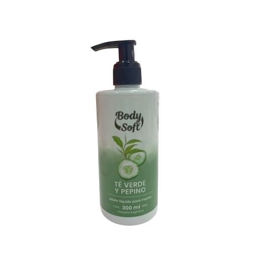 BODY SOFT JABON LIQUIDO TE VERDE Y PEPINO 300ML