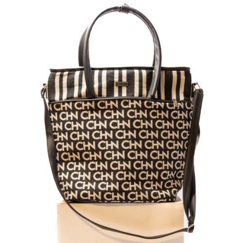 BOLSO MATERO CADIZ RAYAS NEGRO CHUNA