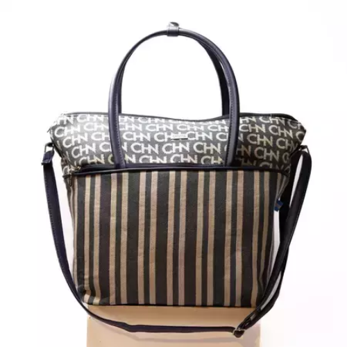 BOLSO VALENCIA RAYAS AZUL CHUNA
