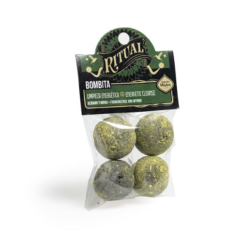 BOMBITA RITUAL LIMPIEZA ENERGETICA BOLSITA X 4