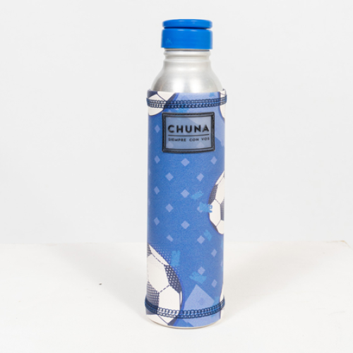 BOTELLA DE ALUMINIO CON FUNDA FENIX AZUL CAMPEONES CHUNA