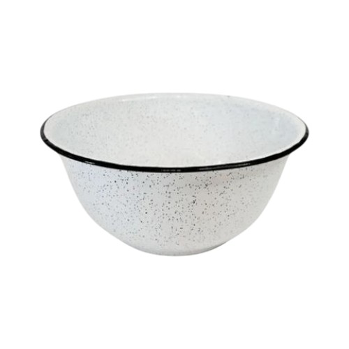 BOWL ENLOZADO BLANCO CON PUNTITOS