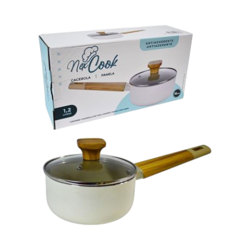 CACEROLA ANTIADHERENTE CON MANGO