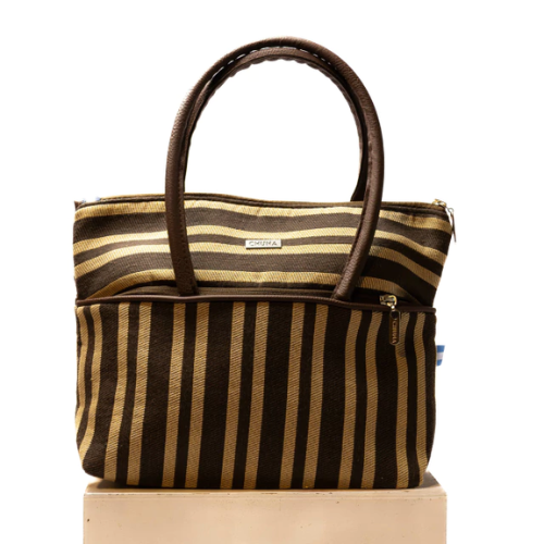 CARTERA BILBAO RAYAS CHOCOLATE CHUNA
