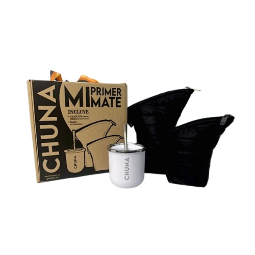 COMBO MI PRIMER MATE BASTON NEGRO CHUNA