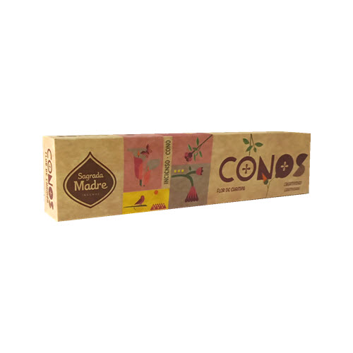 CONO INCIENSO SAGRADA MADRE FLOR DE CHAMPA X 8U