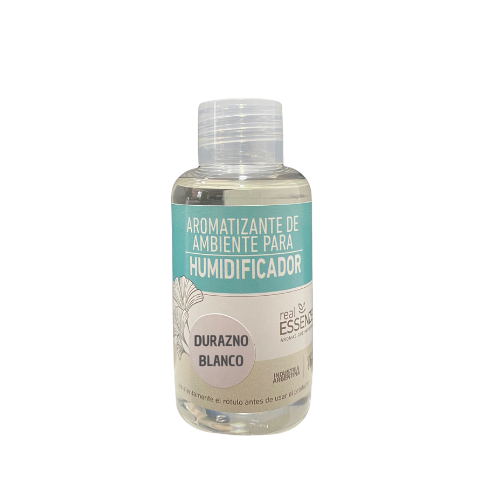 ESENCIA PARA HUMIDIFICADOR REAL ESSENZE DURAZNO BLANCO FCO X 60ML
