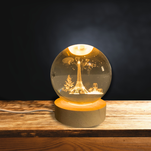 LAMPARA LED ESFERA N76 TORRE EIFFEL
