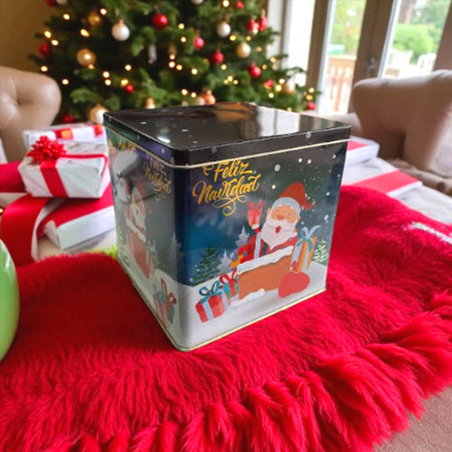 LATA PANETONNE FELIZ NAVIDAD