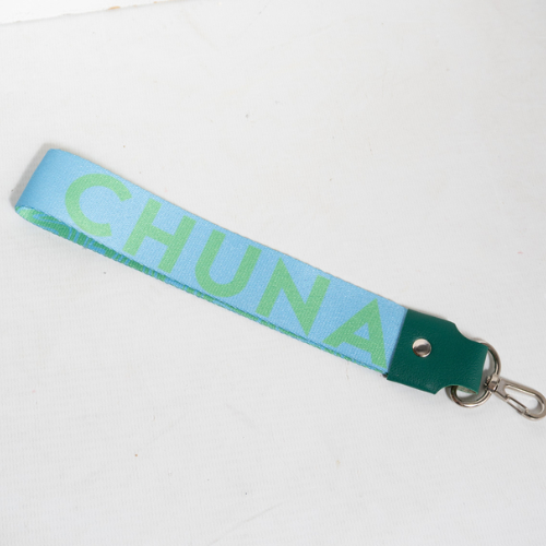 LLAVEROS CHUNA CELESTE CON VERDE CHUNA