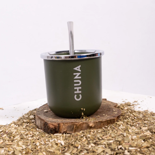 MATE ANUBIS PLASTICO VERDE MILITAR CHUNA