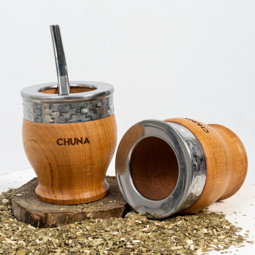 MATE ATLAS IMPERIAL ALGARROBO Y ACERO CHUNA
