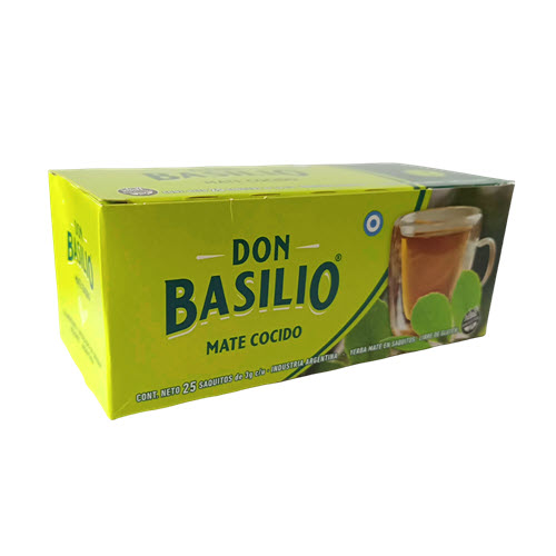 MATE COCIDO DON BASILIO X 25 SAQUITOS