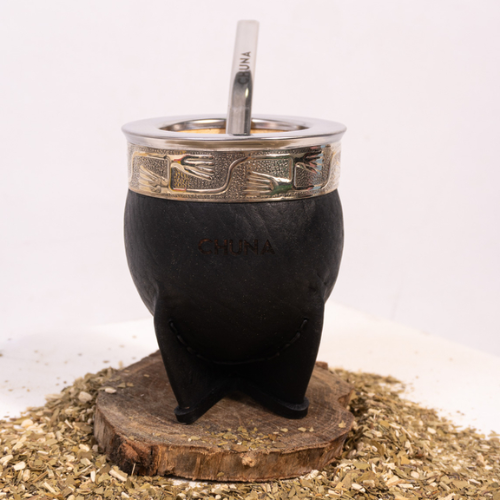 MATE ORION IMPERIAL CALABAZA CON VIROLA ACERO NEGRO CHUNA