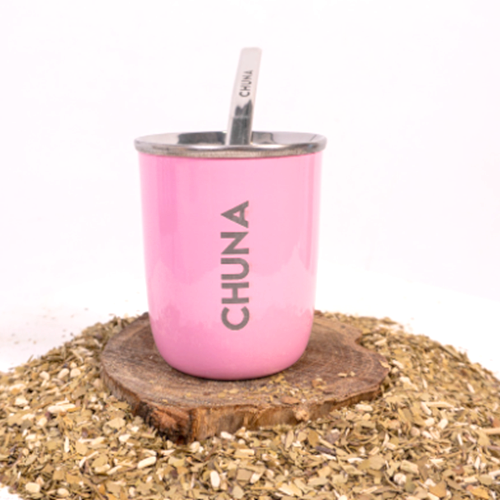 MATE PERSEO ACERO INOXIDABLE ROSA CHUNA