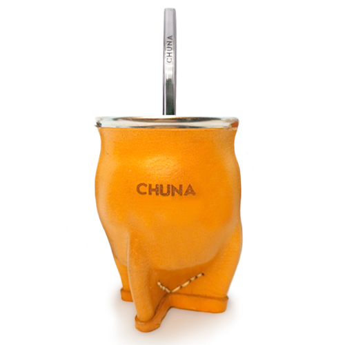 MATE TRITON ACERO INOXIDABLE Y CUERO SUELA CHUNA
