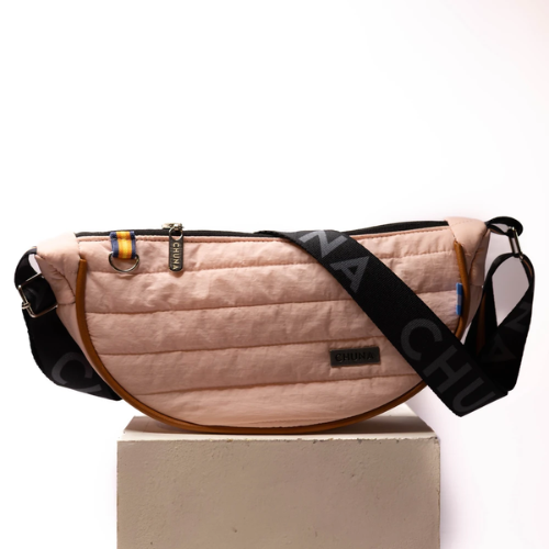 MINI BANDOLERA BUDAPEST BASTON ROSAL PASTEL CHUNA