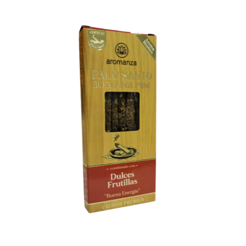 PALO SANTO BUENA ONDA MINI 101X DULCES FRUTILLAS X 8u