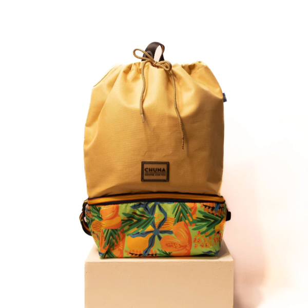 MOCHILA CON LUNCHERA PARANA BEIGE BAHIA