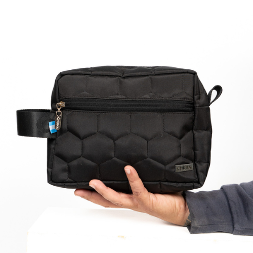 NECESSAIRE MUNICH HEXÁGONOS NEGRO CHUNA