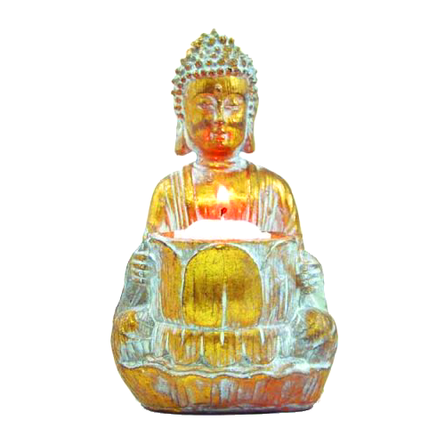 PORTA VELAS BUDA SOBRE LOTO 943R