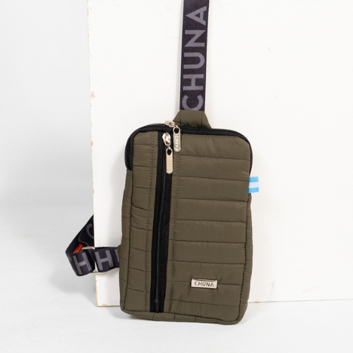 RIÑONERA MALLORCA BASTON VERDE MILITAR CHUNA