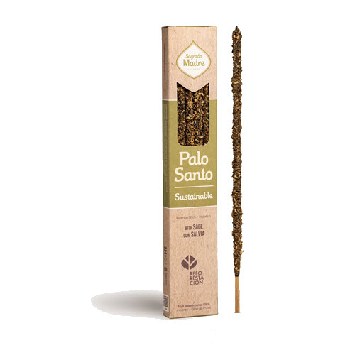 SAHUMERIO PALO SANTO CON SALVIA