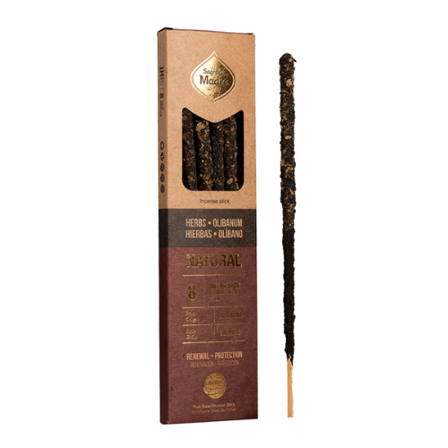 SAHUMERIO DOS AROMAS NATURAL HIERBAS OLIBANO X 8