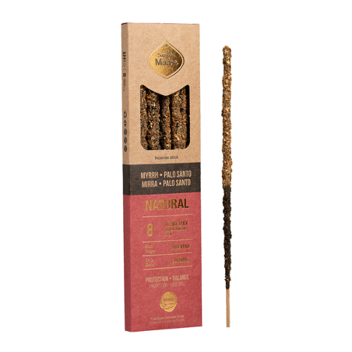 SAHUMERIO DOS AROMAS NATURAL MIRRA PALO SANTO X 8