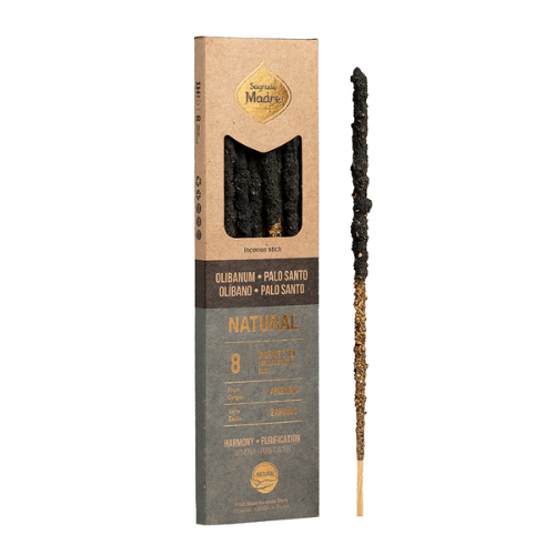 SAHUMERIO DOS AROMAS NATURAL OLIBANO PALO SANTO X 8