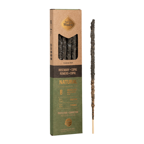 SAHUMERIO DOS AROMAS NATURAL ROMERO COPAL X 8