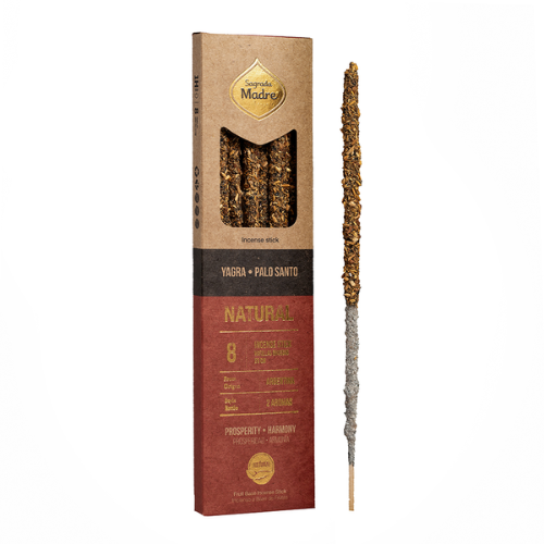 SAHUMERIO DOS AROMAS NATURAL YAGRA PALO SANTO X 8