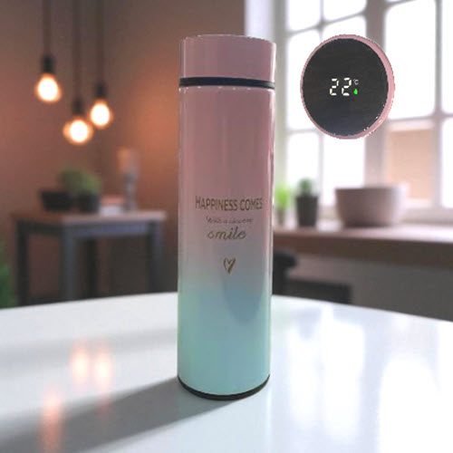 TERMO CON SENSOR TEMPERATURA ROSA