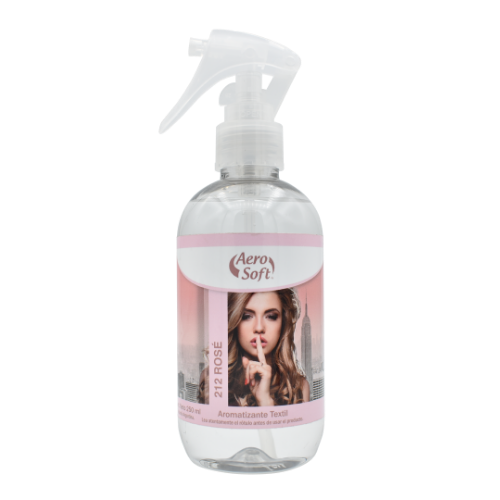 TEXTIL PERFUME 212 ROSE AEROSOFT 270CC