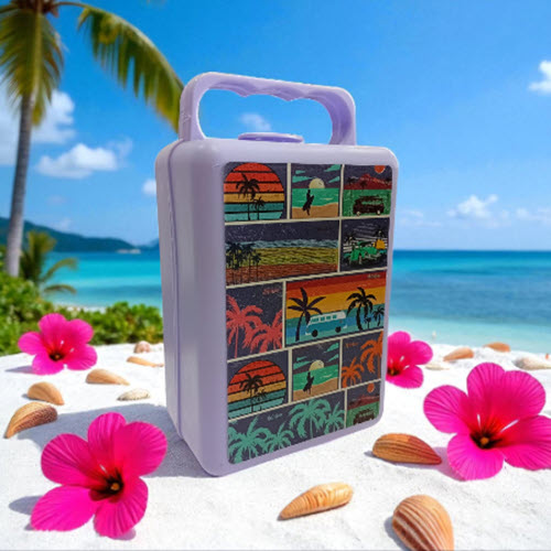 VALIJA RECTANGULAR INFANTIL PLAYA