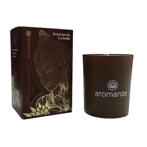 VELA AROMATICA PREMIUM AROMANZA 102XB ESENCIA DE LA INDIA X 1