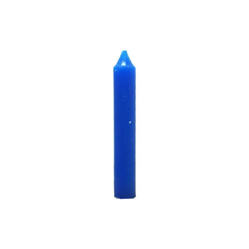 VELA CORTA C193 AZUL 10CM