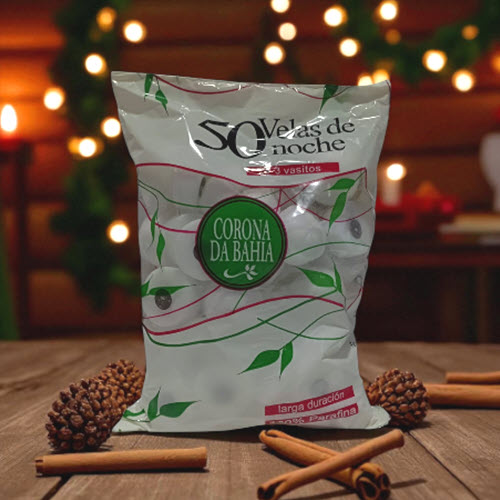 VELAS DE NOCHE BLANCAS 005X BOLSA X 50U