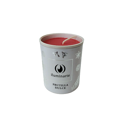 VELON VOTIVO AROMATICO 060 FRUTILLA (6CM)