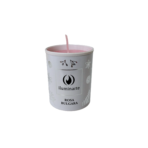 VELON VOTIVO AROMATICO 060 ROSA (6CM)